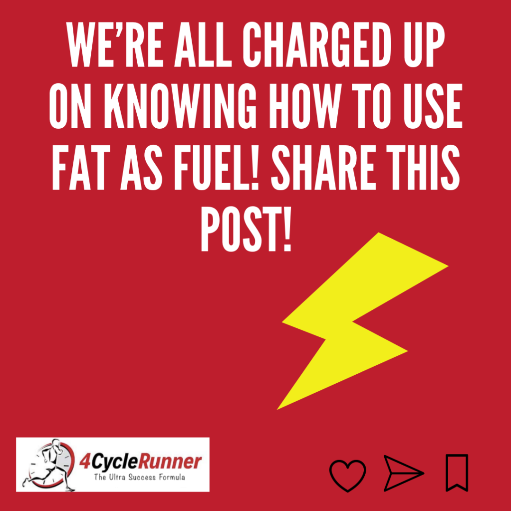 We're all charged up on knowing how to use fat as fuel. Share this post.