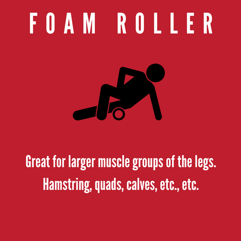 foam roller - a stick person on a foam roller